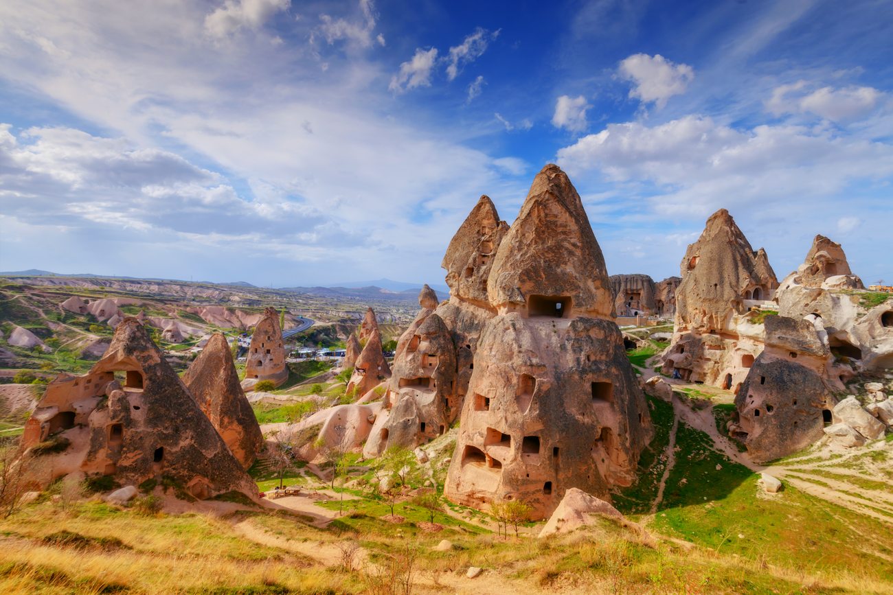 Cappadocia — fairy chimneys of Uçhisar