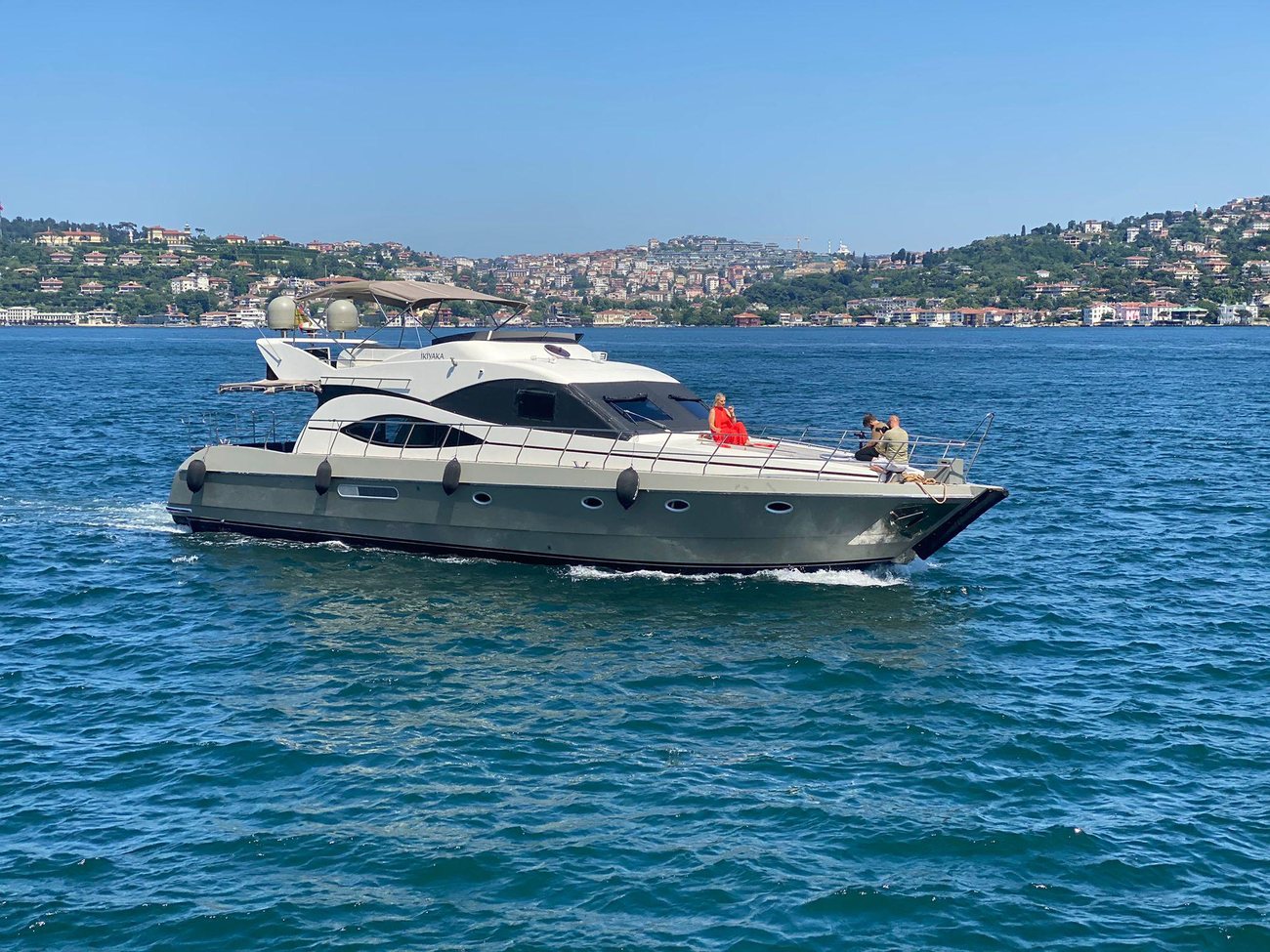 Bosphorus Yacht — private yacht cruising under the Bosphorus Bridge